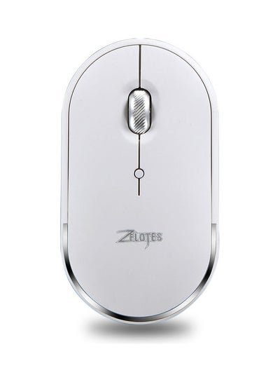 Buy F11 Three Mode Bluetooth Mouse White in Saudi Arabia