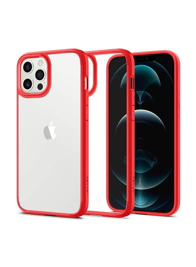 Buy Ultra Hybrid Cover For iPhone 12 Pro MAX Red in Saudi Arabia