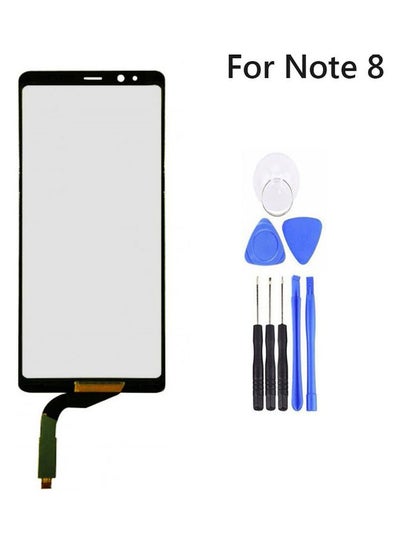 اشتري Replacement Touch Screen Digitizer Glass Panel For Samsung Note 8 Black في السعودية