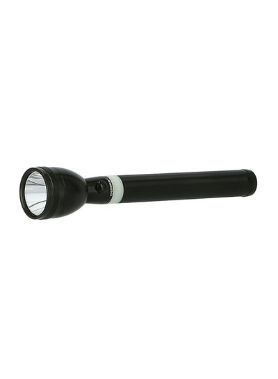 Buy Rechargeable LED Flashlight Black in UAE