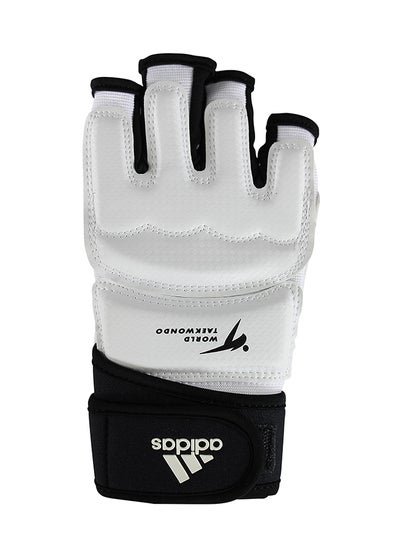 Buy Taekwondo Fighter Gloves - White/Black XS in UAE