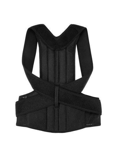 Buy Adjustable Posture Corrector Back Support Belt 37 x 26 x 4.5cm in Saudi Arabia