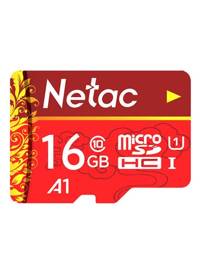 Buy MicroSD U1 C10 Traffic Recorder Memory Card Red in Saudi Arabia