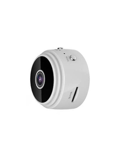 Buy 1080P Mini WiFi Outdoor Portable Cameras White in Saudi Arabia