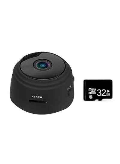 Buy 1080P Mini WiFi Outdoor Portable Cameras Black in UAE