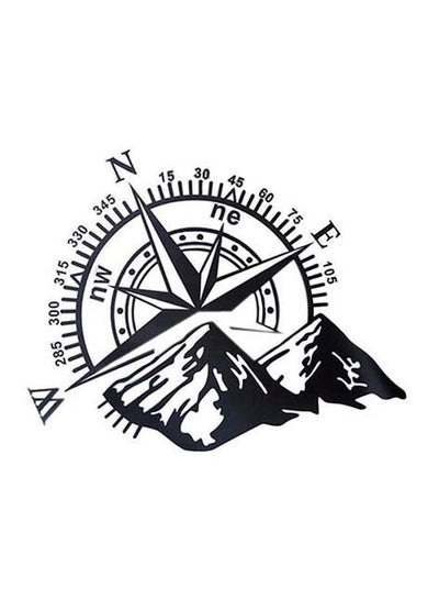 Buy Compass Designed Decorative Car Sticker in UAE