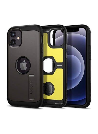 Buy Tough Armor designed for iPhone 12 Mini case/cover with Extreme Impact Foam Gunmetal in Saudi Arabia