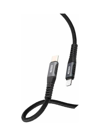 Buy Type-C To Lightning Fast Charging Cable Black in Saudi Arabia