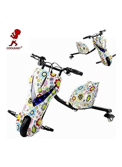 Buy 3 Wheels Drifting Electric Power Scooter 90x60x30cm in Saudi Arabia