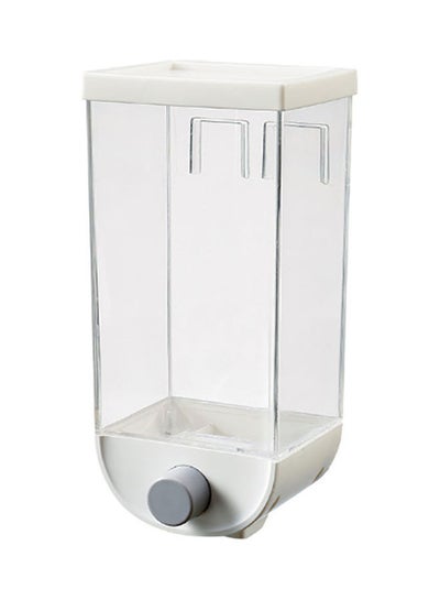 Buy Wall-Mounted Grain Storage Tank white 11.5*9.5*25cm in UAE