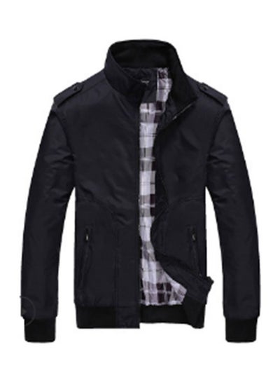 Buy Men's Spring Casual Jacket black in UAE