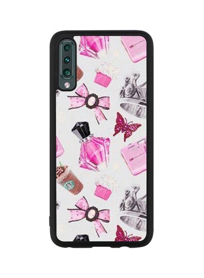 Buy Protective Case Cover For Samsung Galaxy A50 Grey/Pink/Black in Saudi Arabia