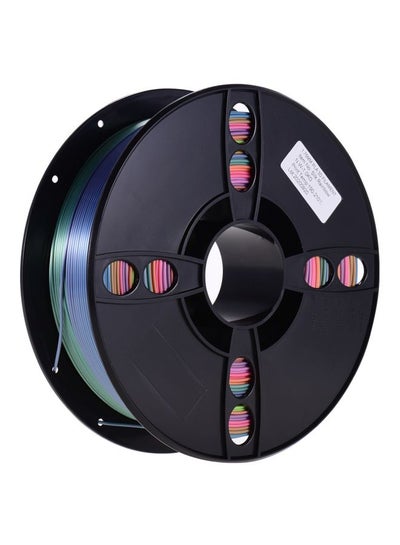 Buy Silk PLA 3D Printer Filament Spool Rainbow in UAE