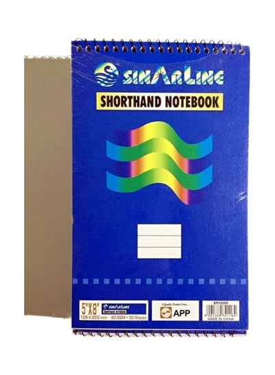 Buy 12-Piece Top Spiral Shorthand Notebook Bundle White in UAE