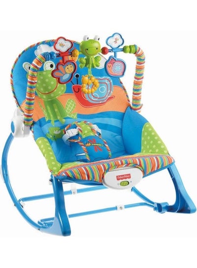 Buy Infant To Toddler Rocker And Seat With Rattles Multicolor in Egypt