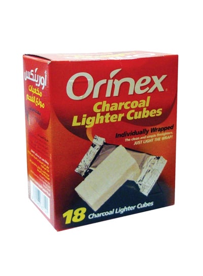 Buy 18-Piece Charcoal Lighter Cubes in Saudi Arabia