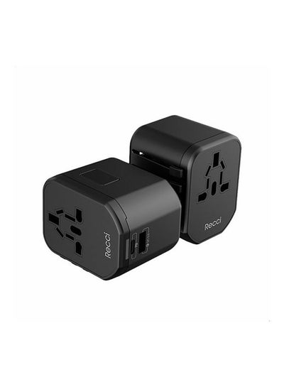 Buy Dual Port USB Wall Charger Black in Egypt