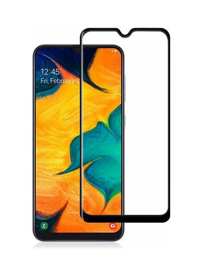 Buy 5D Tempered Glass Screen Protector For Samsung Galaxy A50 Clear/Black in Egypt