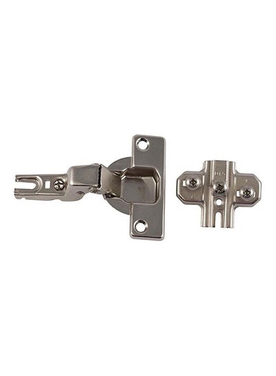 Buy SlideOn Hinge with Spring for Insert Door Silver in Saudi Arabia