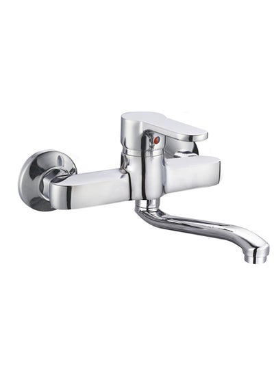 Buy Wall Mounted Sink Mixer Chrome in Saudi Arabia