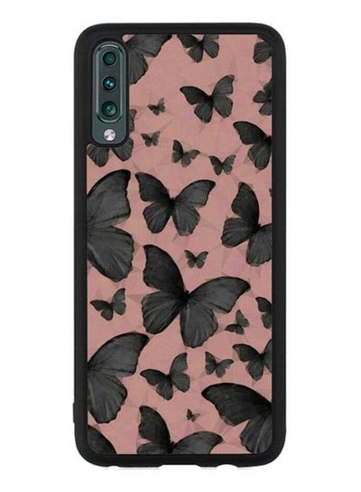 Buy Protective Case Cover For Samsung Galaxy A50 Pink/Black in Saudi Arabia