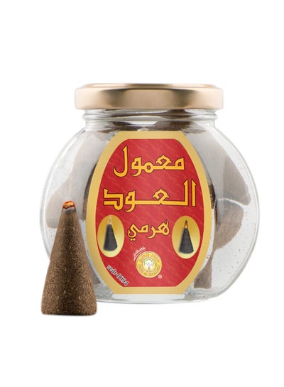 Buy 12-Piece Aloud Haramy Incense Brown 40grams in Saudi Arabia