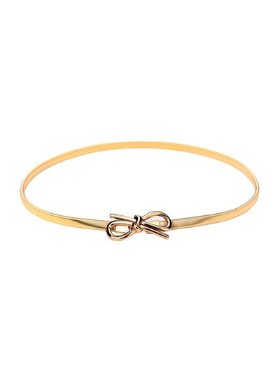 Buy Bow Design Belt Gold in UAE