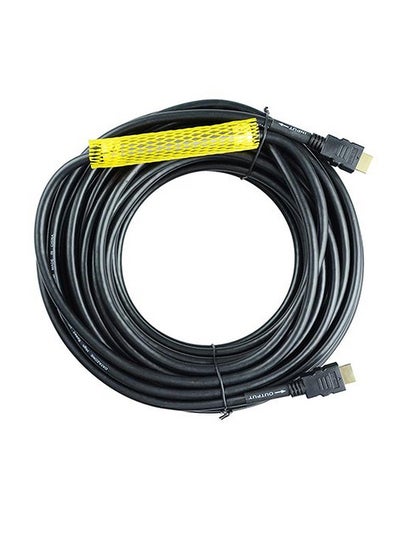 اشتري كابل HDMI عالي السرعة بدقة 4K 20متر أسود في السعودية