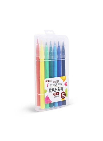 اشتري مجموعة أقلام ألوان مائية من 12 قطعة متعدد الألوان في مصر