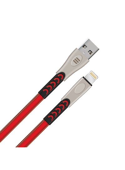 Buy Durable Series Lightning Quick Charge Cable Red in Saudi Arabia