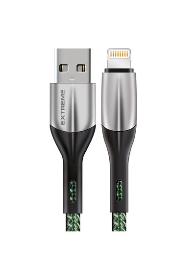 Buy Touch Series Lightning Cable Quick Charge Green in Saudi Arabia