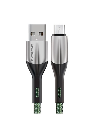 Buy Touch Series Micro Quick Charge Cable Green in Saudi Arabia