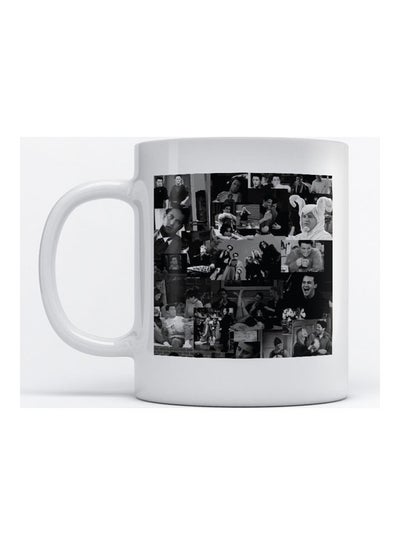 Buy Mug friends series for Coffee and Tea White 350ml in UAE