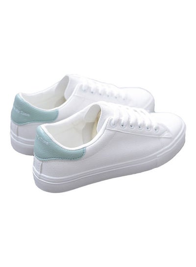 Buy Anti-slip Flat Lace up Sports Sneakers Sky Blue in UAE