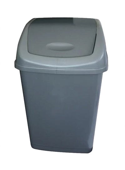 Buy 46-Liter Flip-Top Waste Bin With Swing Lid Assorted in UAE