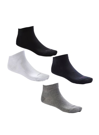 Buy Pair Of 4 Low-Cut Socks Multicolour in Egypt