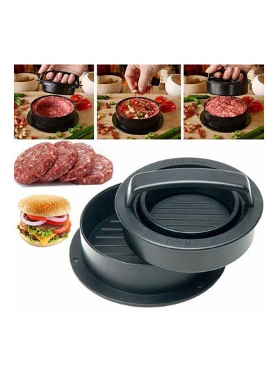 Buy Burger Press Making Tools Patty Maker Kitchen Tool Easy to Clean Easy to Use Black 13*6.5*13cm in Saudi Arabia