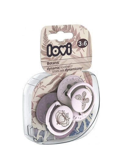Buy Lovi silicone Dynamic Soother 3-6m 2pc Botanic Girl in Egypt