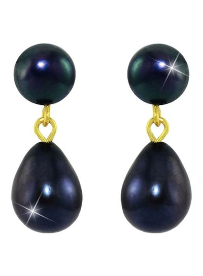 Buy 18K Gold Pearl Earrings in UAE