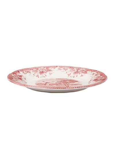 Buy Printed Salad Plate Pink 20.7cm in UAE