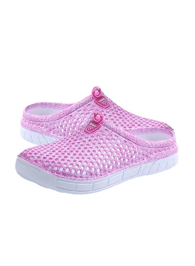 Buy Plastic Clogs Shoes Pink in UAE