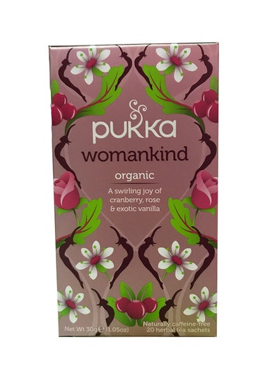 Buy 20 Womankind A Swirling Joy Of Cranberry Rose And Exotic Vanilla Herbal in UAE