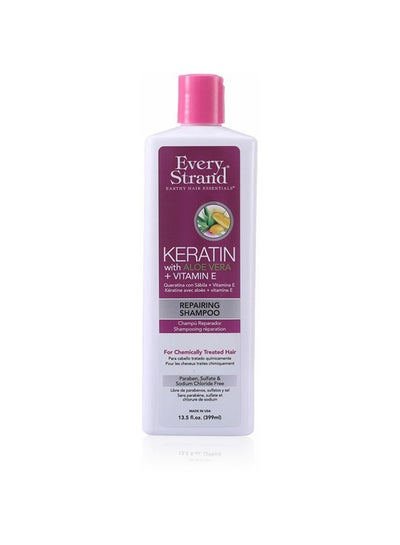 Buy Keratin Repairing With Aloe Vera And Vitamin E Shampoo 399ml in Egypt