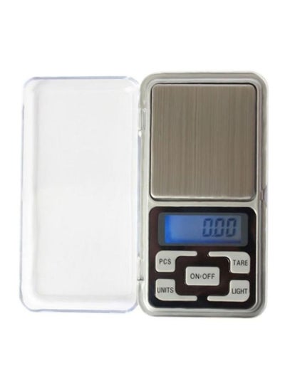 Buy LCD Display Pocket Weighting Scale Silver/Brown/Clear 120x65x20mm in Saudi Arabia