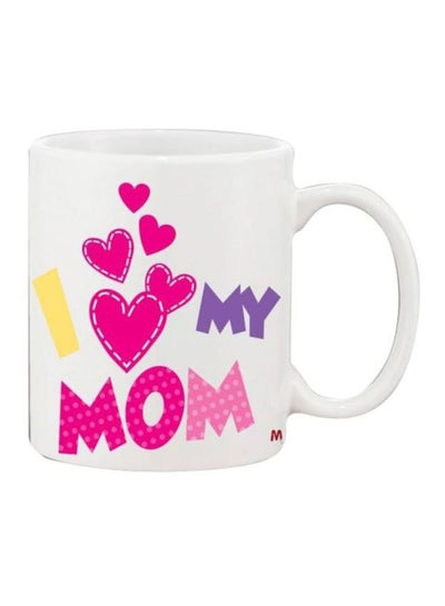 اشتري My Mom Printed Coffee Mug أبيض/أصفر/وردي Standard في مصر