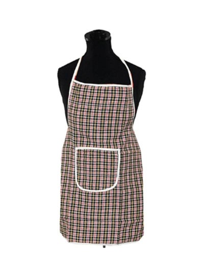 Buy Cotton Home Use Apron Free Size Multicolor Free Centimeter Pink/Green/White in Egypt