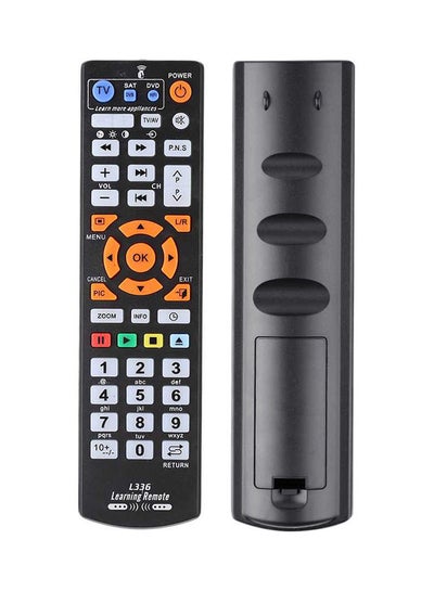 Buy L336 Universal TV DVD Smart IR Learning Remote Controller with Copy Function Black in Saudi Arabia