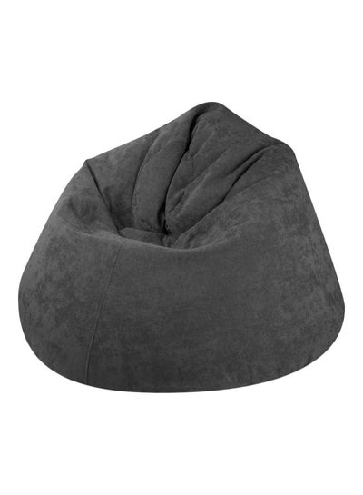 Buy Bagzo Relaxing Bean Bag Dark Grey 100x50x100cm in Saudi Arabia