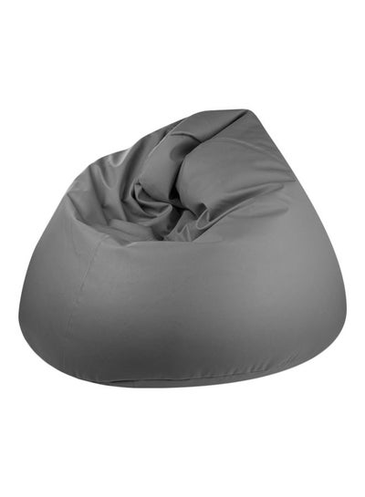 Buy Bagzo Relaxing Bean Bag Dark Grey 100x50x100cm in Saudi Arabia