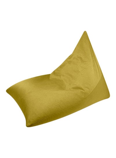 Buy Bagzo Dashline Bean Bag Yellow 150x50x100cm in Saudi Arabia